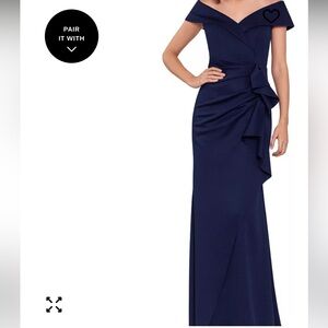 New Escape with tags purple floor Gown size 8p